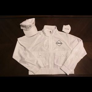 Ladies Fresh Line Windbreaker jacket With Hat/Mask